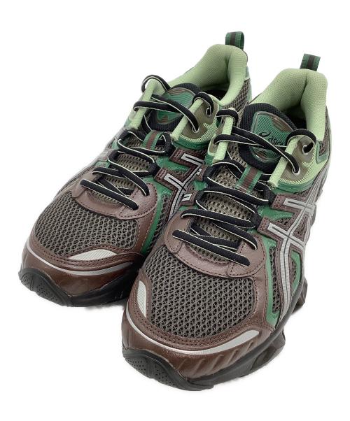 asics（アシックス）asics (アシックス) ローカットスニーカー　GEL-QUANTUM KINETIC ブラック×グリーン サイズ:28.5の古着・服飾アイテム