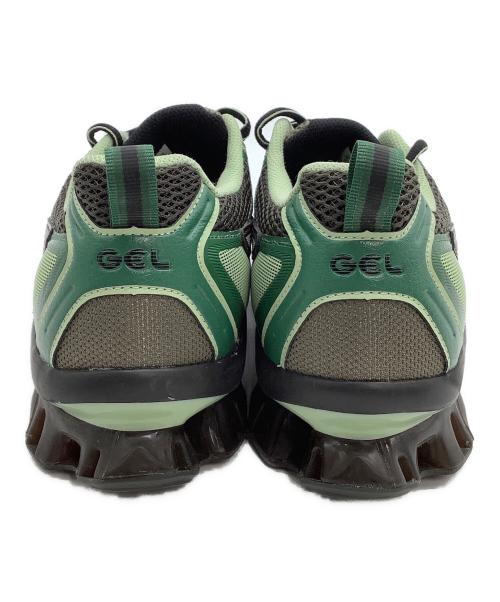 asics（アシックス）asics (アシックス) ローカットスニーカー　GEL-QUANTUM KINETIC ブラック×グリーン サイズ:28.5の古着・服飾アイテム