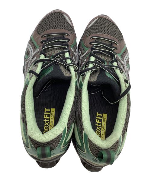 asics（アシックス）asics (アシックス) ローカットスニーカー　GEL-QUANTUM KINETIC ブラック×グリーン サイズ:28.5の古着・服飾アイテム