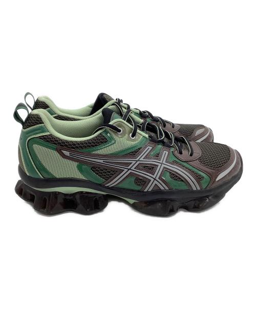 asics（アシックス）asics (アシックス) ローカットスニーカー　GEL-QUANTUM KINETIC ブラック×グリーン サイズ:28.5の古着・服飾アイテム
