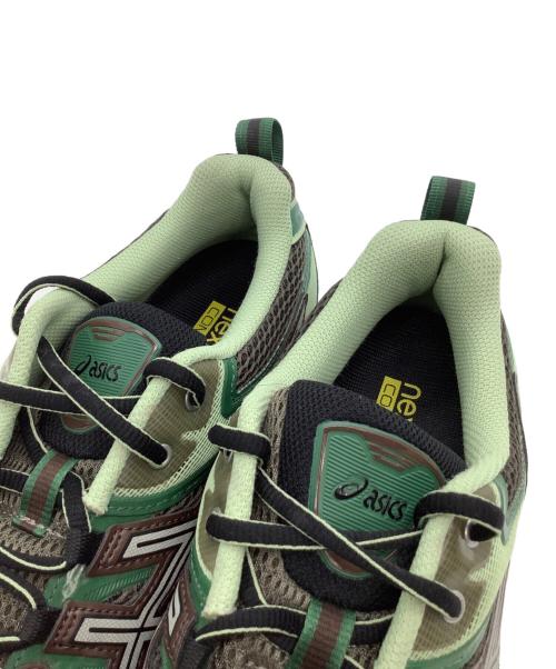 asics（アシックス）asics (アシックス) ローカットスニーカー　GEL-QUANTUM KINETIC ブラック×グリーン サイズ:28.5の古着・服飾アイテム