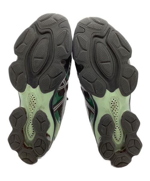 asics（アシックス）asics (アシックス) ローカットスニーカー　GEL-QUANTUM KINETIC ブラック×グリーン サイズ:28.5の古着・服飾アイテム
