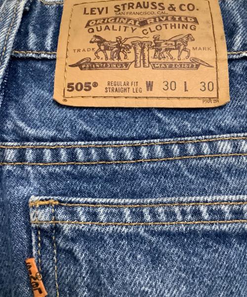 LEVI'S（リーバイス）LEVI'S (リーバイス) デニムパンツ　505　90's ボタン裏652 ブルー サイズ: W30の古着・服飾アイテム