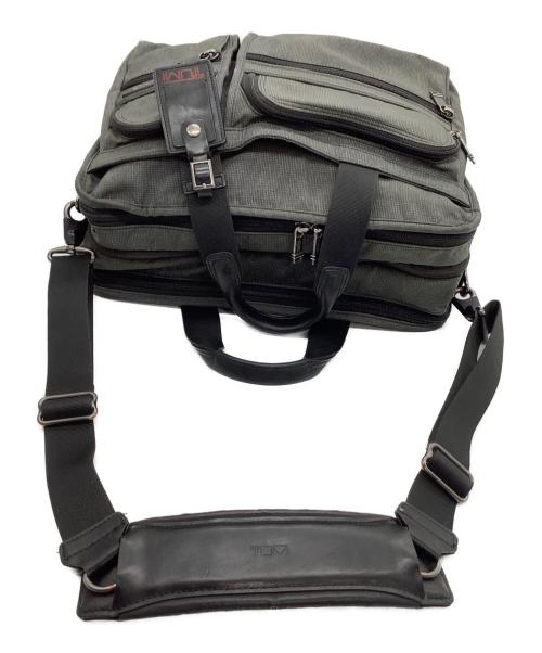 TUMI（トゥミ）TUMI (トゥミ) マルチポケットブリーフケース グレーの古着・服飾アイテム