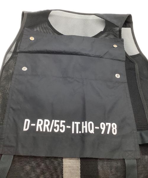DIESEL（ディーゼル）DIESEL (ディーゼル) ベスト ブラック×ホワイト サイズ:Lの古着・服飾アイテム
