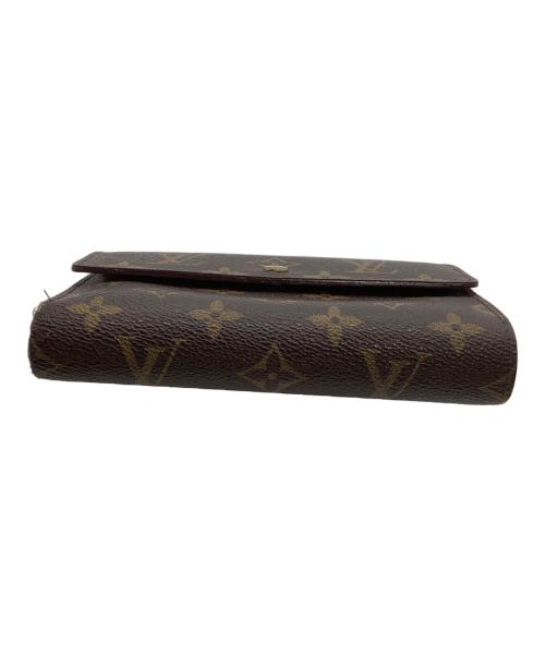 LOUIS VUITTON（ルイ ヴィトン）LOUIS VUITTON (ルイ ヴィトン) 3つ折り財布 モノグラム  ポルトトレゾール エテュイパピエ ブラウンの古着・服飾アイテム