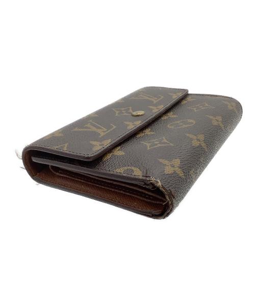 LOUIS VUITTON（ルイ ヴィトン）LOUIS VUITTON (ルイ ヴィトン) 3つ折り財布 モノグラム  ポルトトレゾール エテュイパピエ ブラウンの古着・服飾アイテム