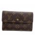 LOUIS VUITTON (ルイ ヴィトン) 3つ折り財布 モノグラム  ポルトトレゾール エテュイパピエ ブラウン：8000円