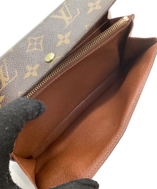 LOUIS VUITTON（ルイ ヴィトン）LOUIS VUITTON (ルイ ヴィトン) 長財布　モノグラム　ポシェット・ポルトモネ クレディ ブラウンの古着・服飾アイテム