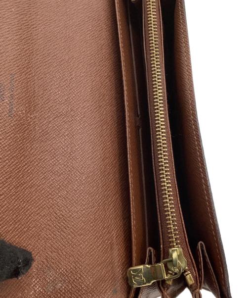 LOUIS VUITTON（ルイ ヴィトン）LOUIS VUITTON (ルイ ヴィトン) 長財布　モノグラム　ポシェット・ポルトモネ クレディ ブラウンの古着・服飾アイテム