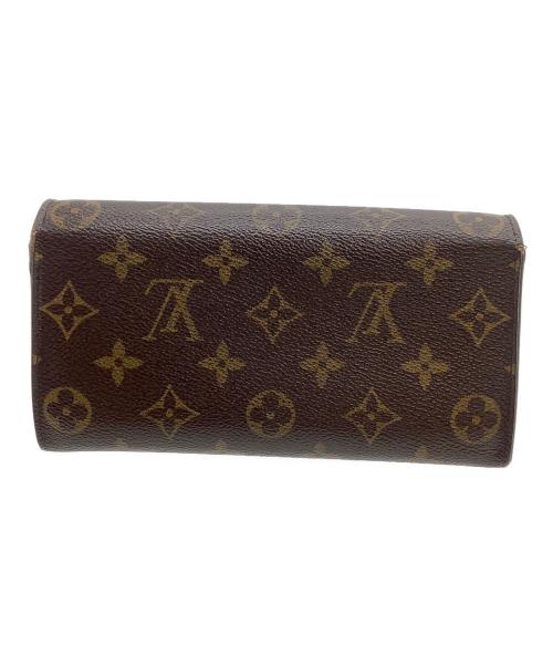 LOUIS VUITTON（ルイ ヴィトン）LOUIS VUITTON (ルイ ヴィトン) 長財布　モノグラム　ポシェット・ポルトモネ クレディ ブラウンの古着・服飾アイテム