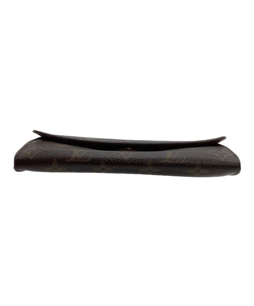 LOUIS VUITTON（ルイ ヴィトン）LOUIS VUITTON (ルイ ヴィトン) 長財布　モノグラム　ポシェット・ポルトモネ クレディ ブラウンの古着・服飾アイテム