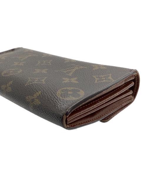 LOUIS VUITTON（ルイ ヴィトン）LOUIS VUITTON (ルイ ヴィトン) 長財布　モノグラム　ポシェット・ポルトモネ クレディ ブラウンの古着・服飾アイテム