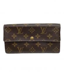 LOUIS VUITTON（ルイ ヴィトン）の古着「長財布　モノグラム　ポシェット・ポルトモネ クレディ」