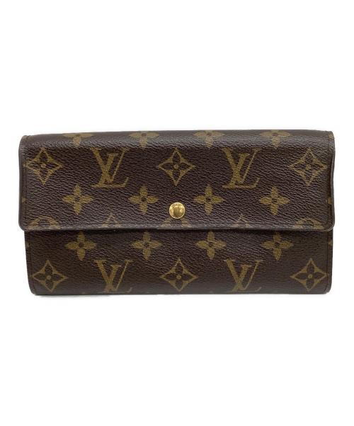LOUIS VUITTON（ルイ ヴィトン）LOUIS VUITTON (ルイ ヴィトン) 長財布　モノグラム　ポシェット・ポルトモネ クレディの古着・服飾アイテム