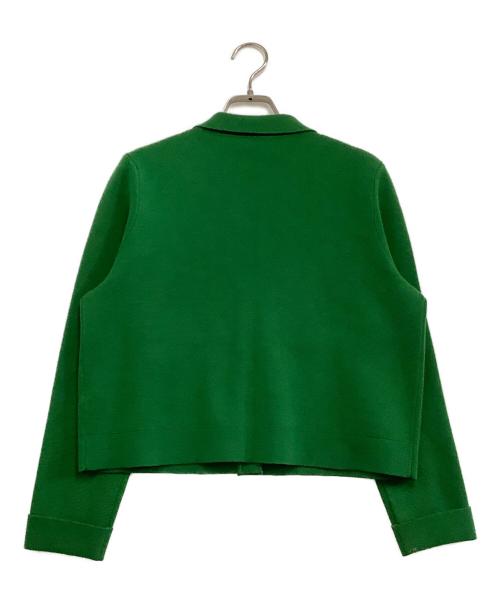 LA MAILLE SEZANE（ラ マイユ セザンヌ）LA MAILLE SEZANE (ラ マイユ セザンヌ) ニットジャケット グリーン サイズ:XSの古着・服飾アイテム