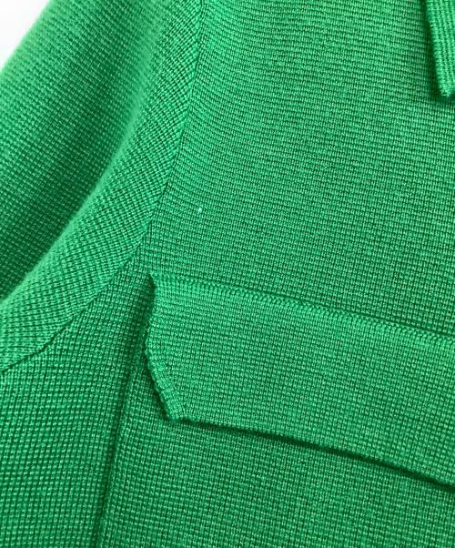 LA MAILLE SEZANE（ラ マイユ セザンヌ）LA MAILLE SEZANE (ラ マイユ セザンヌ) ニットジャケット グリーン サイズ:XSの古着・服飾アイテム