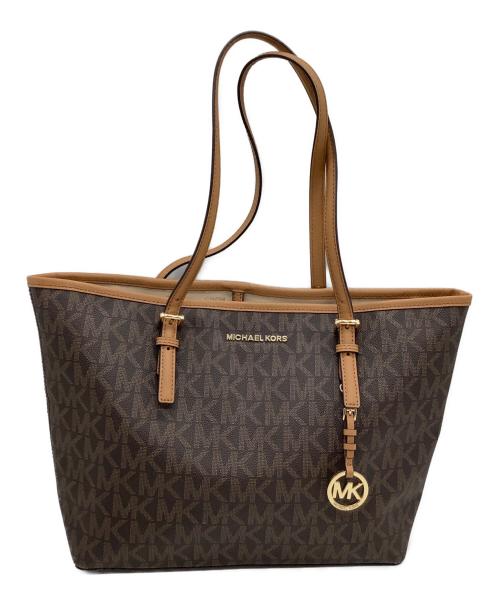 MICHAEL KORS（マイケルコース）MICHAEL KORS (マイケル・コース) トートバッグ ブラウンの古着・服飾アイテム
