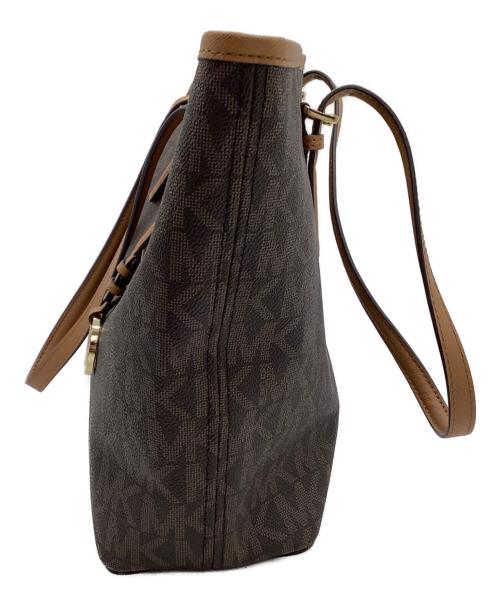 MICHAEL KORS（マイケルコース）MICHAEL KORS (マイケル・コース) トートバッグ ブラウンの古着・服飾アイテム