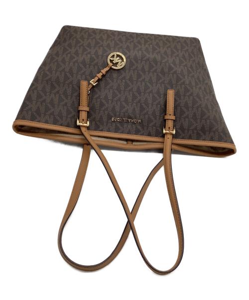 MICHAEL KORS（マイケルコース）MICHAEL KORS (マイケル・コース) トートバッグ ブラウンの古着・服飾アイテム
