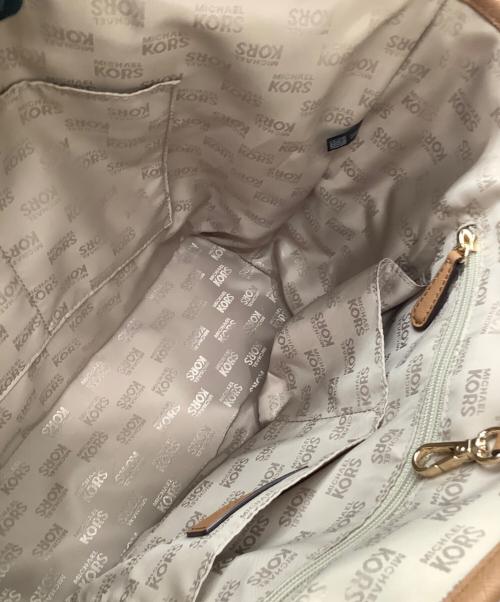 MICHAEL KORS（マイケルコース）MICHAEL KORS (マイケル・コース) トートバッグ ブラウンの古着・服飾アイテム
