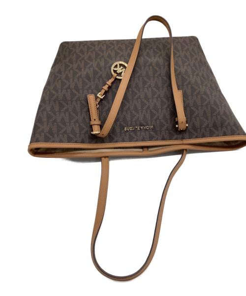 MICHAEL KORS（マイケルコース）MICHAEL KORS (マイケル・コース) トートバッグ ブラウンの古着・服飾アイテム