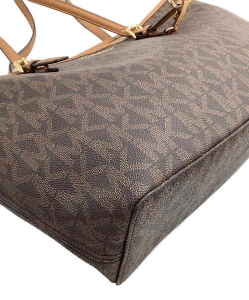 MICHAEL KORS（マイケルコース）MICHAEL KORS (マイケル・コース) トートバッグ ブラウンの古着・服飾アイテム