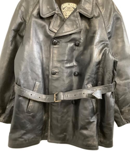 WALKER（ウォーカー）WALKER (ウォーカー) レザージャケット ブラック サイズ:表記なしの古着・服飾アイテム