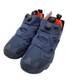 REEBOK（リーボック）の古着「スニーカー」｜オレンジ×ネイビー