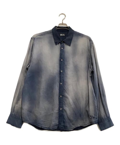 DIESEL（ディーゼル）DIESEL (ディーゼル) 長袖シャツ インディゴ サイズ:48の古着・服飾アイテム