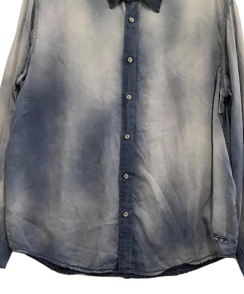 DIESEL（ディーゼル）DIESEL (ディーゼル) 長袖シャツ インディゴ サイズ:48の古着・服飾アイテム