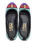 中古・古着 Salvatore Ferragamo (サルヴァトーレ フェラガモ) パンプス VARINA KNIT ブルー サイズ:4 1/2：18000円