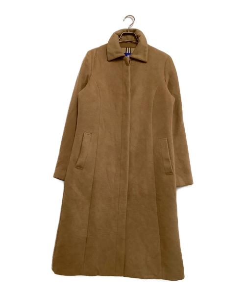 BURBERRY BLUE LABEL（バーバリー ブルー レーベル）BURBERRY BLUE LABEL (バーバリー ブルー レーベル) チェスターコート　裏地ノバチェック ベージュ サイズ:40の古着・服飾アイテム