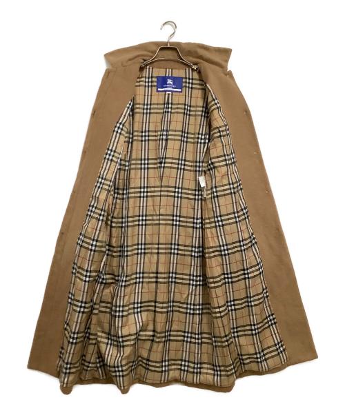 BURBERRY BLUE LABEL（バーバリー ブルー レーベル）BURBERRY BLUE LABEL (バーバリー ブルー レーベル) チェスターコート　裏地ノバチェック ベージュ サイズ:40の古着・服飾アイテム