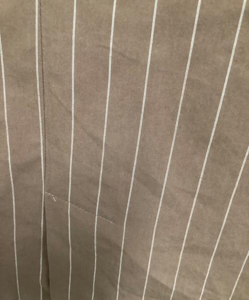 Jean Paul Gaultier homme（ジャンポールゴルチェオム）Jean Paul Gaultier homme (ジャンポールゴルチェオム) 4Bテーラードジャケット　ストライプ ブラウン サイズ:48の古着・服飾アイテム