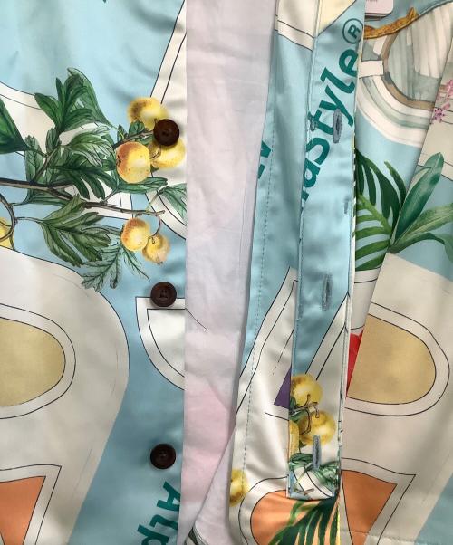 Alphastyle（アルファスタイル）Alphastyle (アルファスタイル) 半袖シャツ ブルー サイズ:Mの古着・服飾アイテム