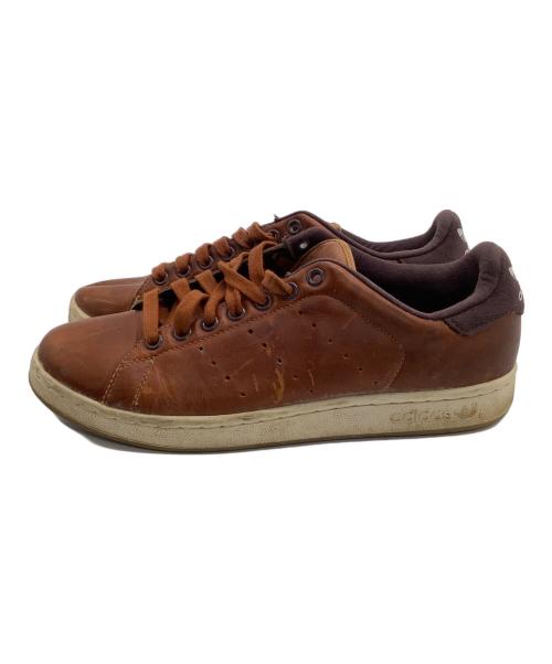 adidas（アディダス）adidas (アディダス) ローカットスニーカー　STANSMITH オイルドレザー ブラウン サイズ:27の古着・服飾アイテム