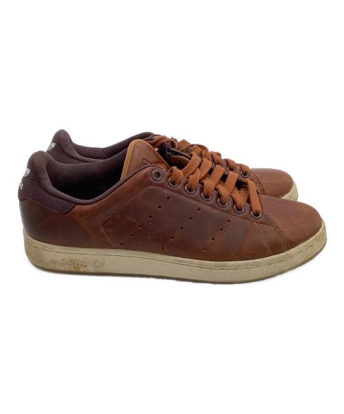 adidas（アディダス）adidas (アディダス) ローカットスニーカー　STANSMITH オイルドレザー ブラウン サイズ:27の古着・服飾アイテム
