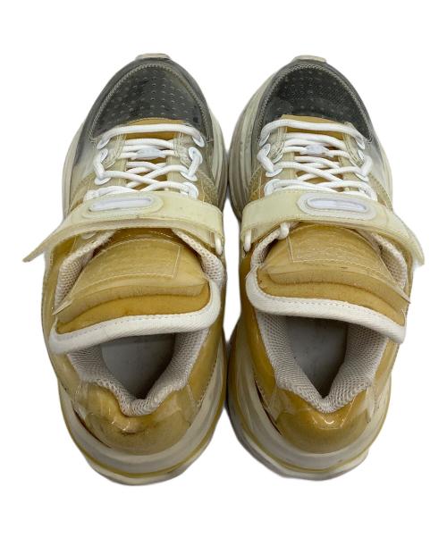 Maison Margiela（メゾンマルジェラ）Maison Margiela (メゾンマルジェラ) ローカットスニーカー レトロフィット ホワイト×イエロー サイズ:37の古着・服飾アイテム