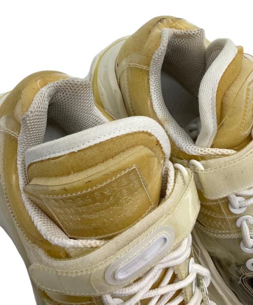 Maison Margiela（メゾンマルジェラ）Maison Margiela (メゾンマルジェラ) ローカットスニーカー レトロフィット ホワイト×イエロー サイズ:37の古着・服飾アイテム