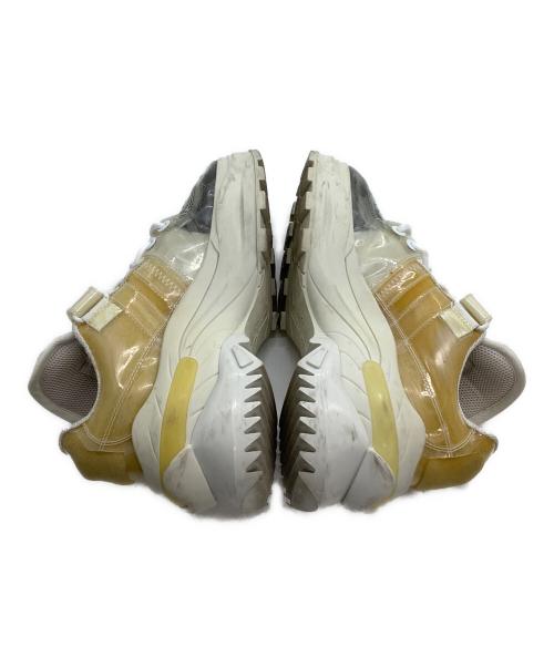 Maison Margiela（メゾンマルジェラ）Maison Margiela (メゾンマルジェラ) ローカットスニーカー レトロフィット ホワイト×イエロー サイズ:37の古着・服飾アイテム