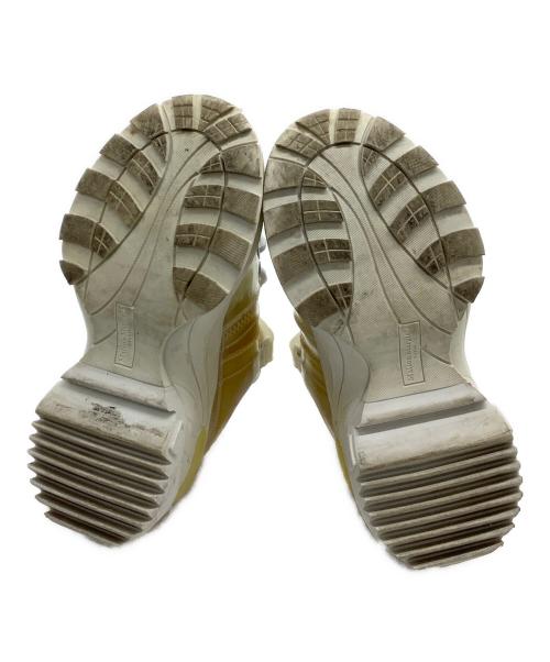 Maison Margiela（メゾンマルジェラ）Maison Margiela (メゾンマルジェラ) ローカットスニーカー レトロフィット ホワイト×イエロー サイズ:37の古着・服飾アイテム