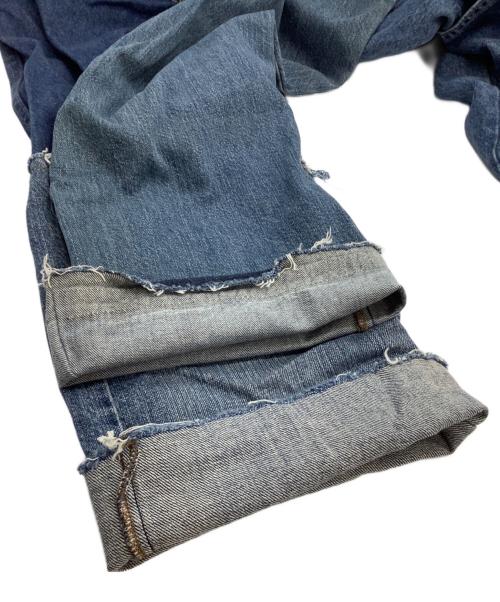 BONUM（ボナム）BONUM (ボナム) リメイクデニムジャケット ブルー サイズ:Lの古着・服飾アイテム