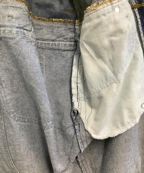 BONUM（ボナム）BONUM (ボナム) リメイクデニムジャケット ブルー サイズ:Lの古着・服飾アイテム