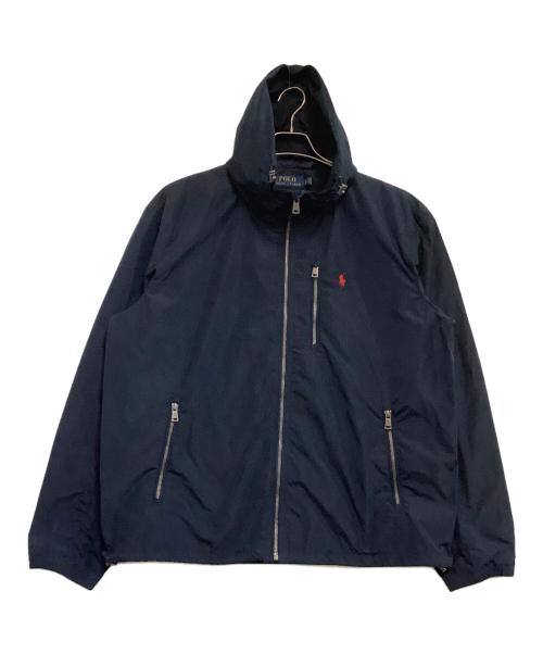 POLO RALPH LAUREN（ポロ・ラルフローレン）POLO RALPH LAUREN (ポロ・ラルフローレン) ナイロンジャケット ネイビー サイズ:XLの古着・服飾アイテム