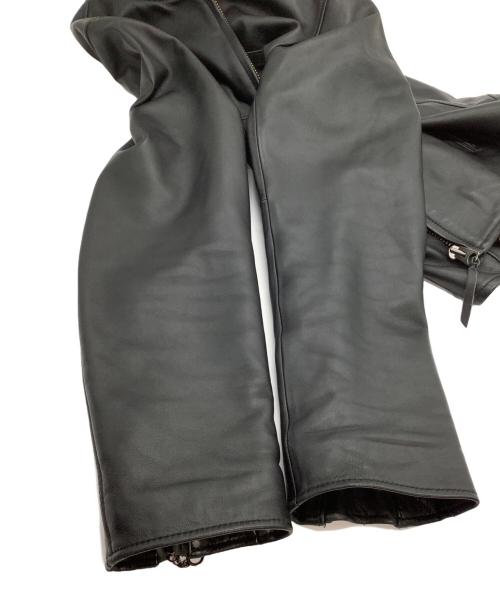 AVIREX（アヴィレックス）AVIREX (アヴィレックス) シングルライダースレザージャケット ブラック サイズ:2XLの古着・服飾アイテム