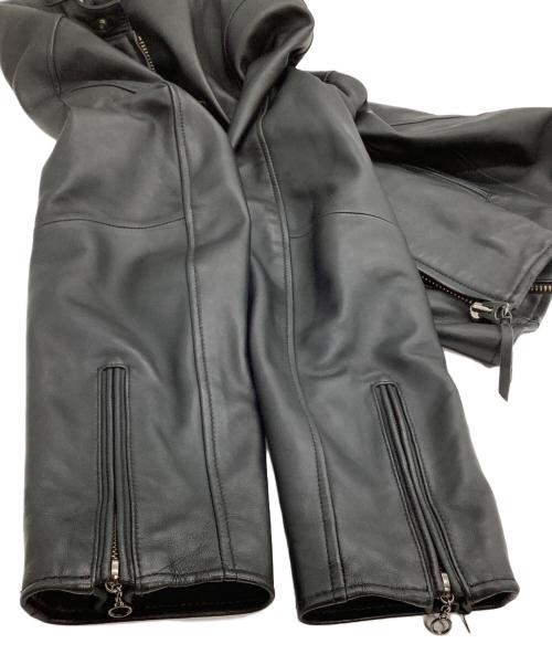 AVIREX（アヴィレックス）AVIREX (アヴィレックス) シングルライダースレザージャケット ブラック サイズ:2XLの古着・服飾アイテム