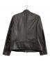 AVIREX (アヴィレックス) シングルライダースレザージャケット ブラック サイズ:2XL：20000円