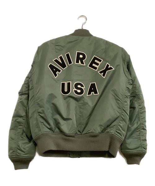 AVIREX（アヴィレックス）AVIREX (アヴィレックス) MA-1ジャケット カーキ サイズ:XLの古着・服飾アイテム