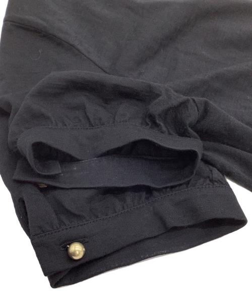 LOUIS VUITTON（ルイ ヴィトン）LOUIS VUITTON (ルイ ヴィトン) サイドリボン半袖カットソー ブラック サイズ:Mの古着・服飾アイテム
